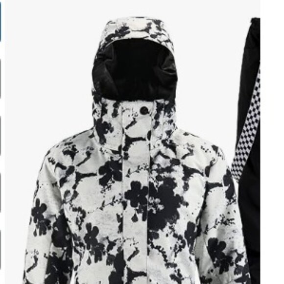 GSOU SNOW Women's Ski/Snowboarding *Jacket*, Abstract Flower Print, Large, NEW - Picture 5 of 13
